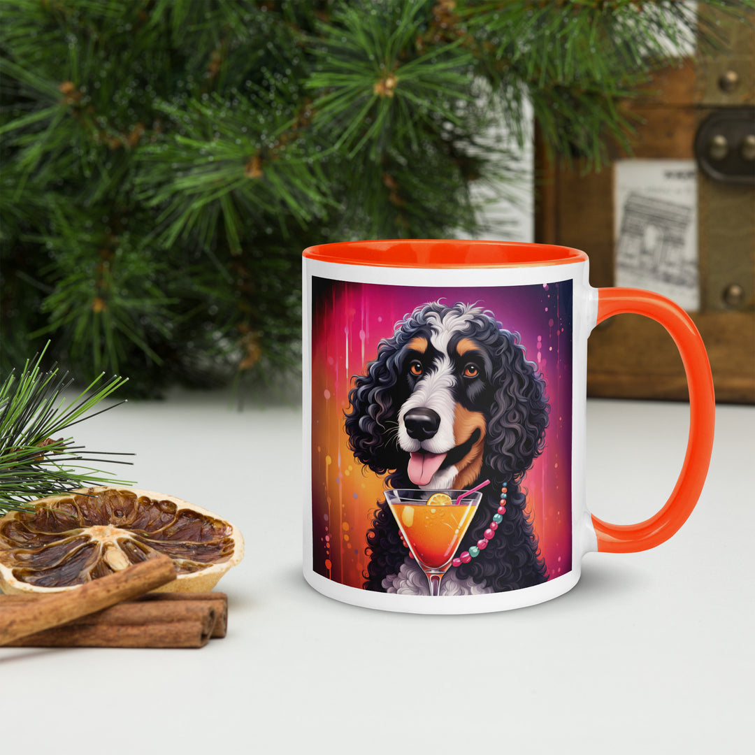 Bernedoodle General- Mug with Color Inside v6