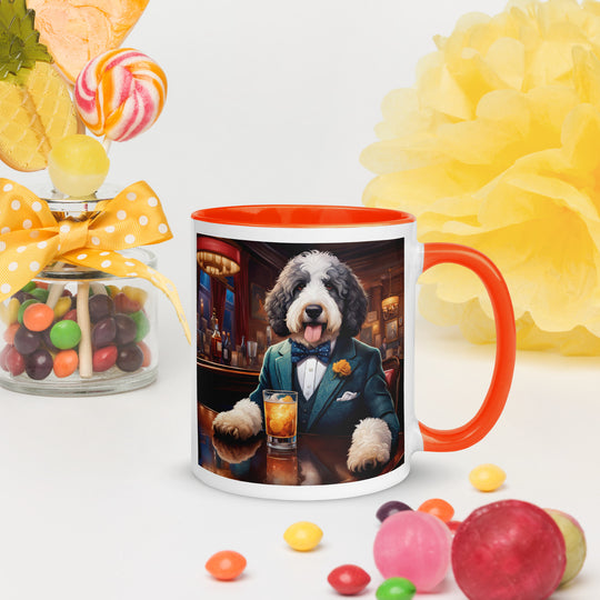 Bernedoodle General- Mug with Color Inside v9