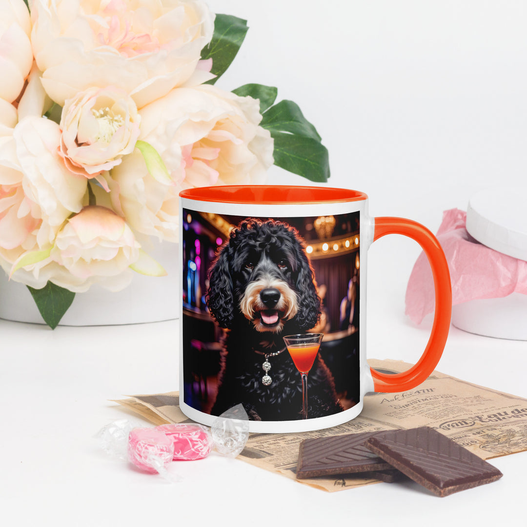 Bernedoodle General- Mug with Color Inside v11