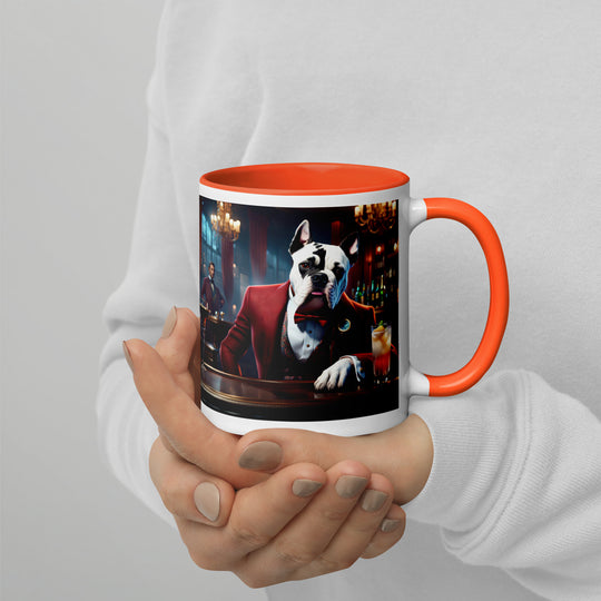 Catahoula Bulldog General- Mug with Color Inside v7