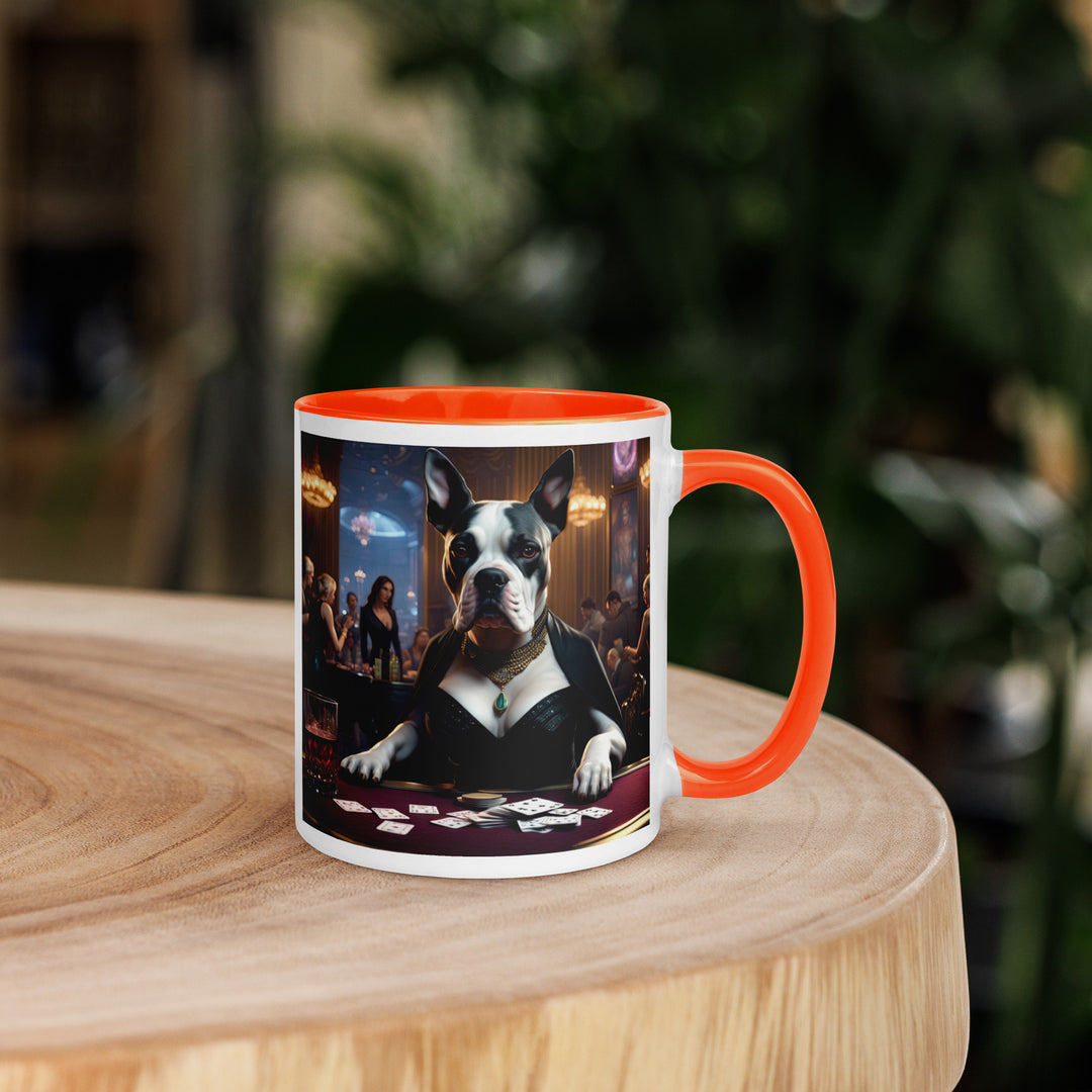 Catahoula Bulldog General- Mug with Color Inside v9