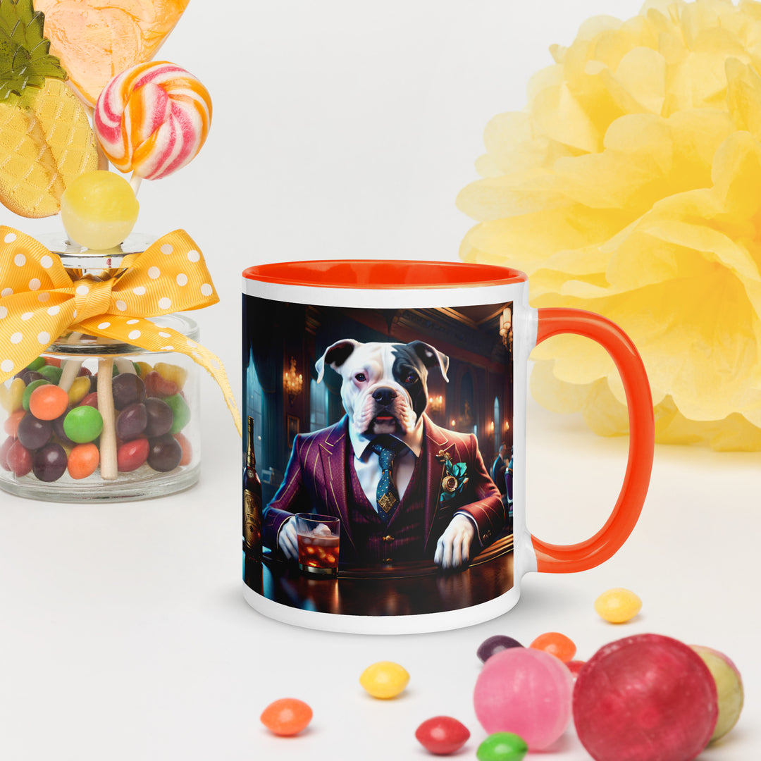 Catahoula Bulldog General- Mug with Color Inside v11