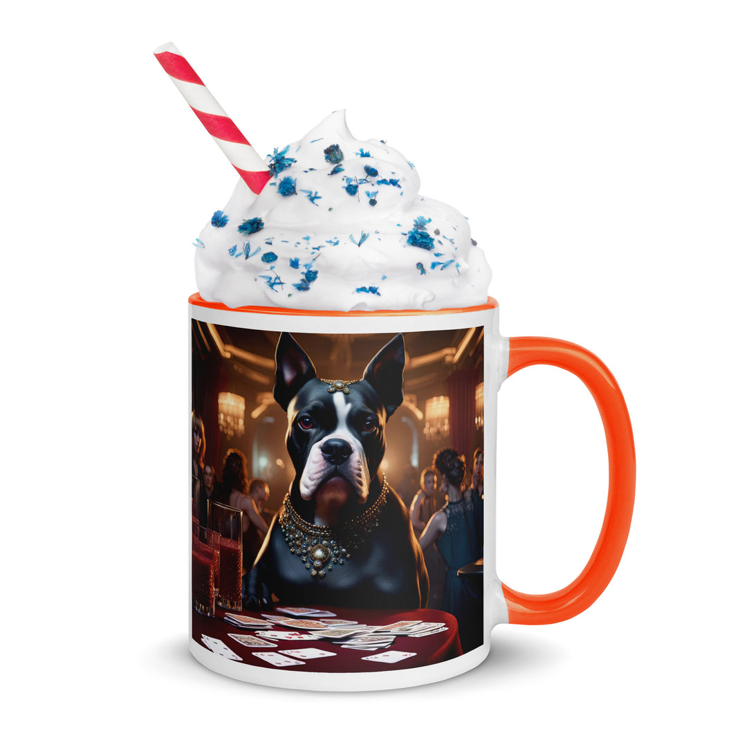 Catahoula Bulldog General- Mug with Color Inside v13