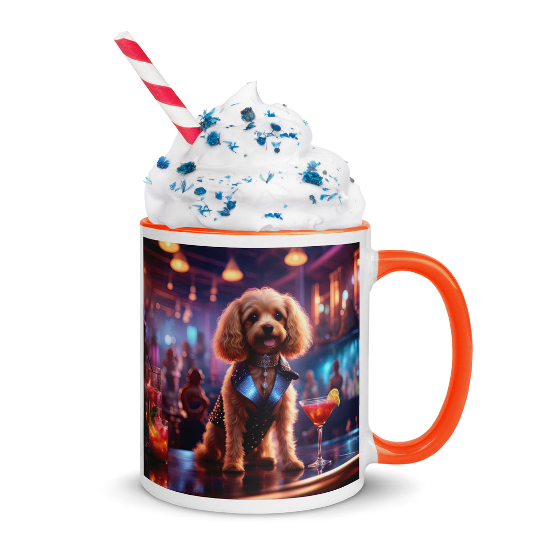 Cavapoo General- Mug with Color Inside v7