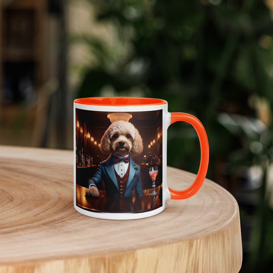 Cavapoo General- Mug with Color Inside v9