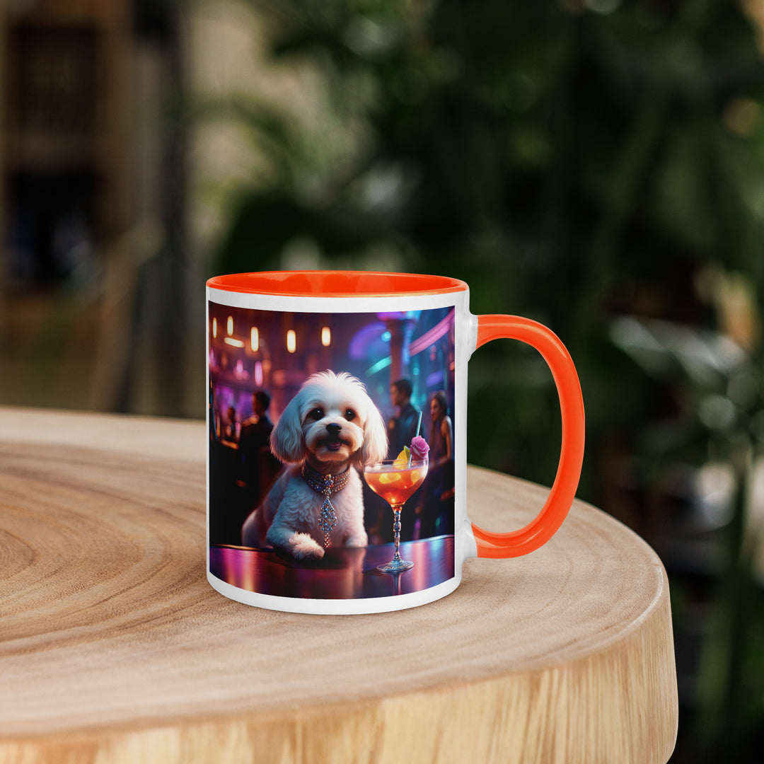 Cavapoo General- Mug with Color Inside v12