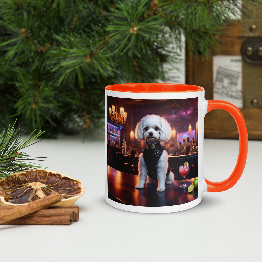 Cavapoo General- Mug with Color Inside v17