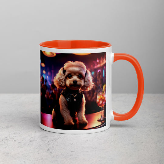 Cavapoo General- Mug with Color Inside v19