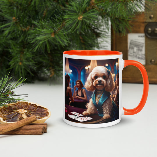 Cavapoo General- Mug with Color Inside v21