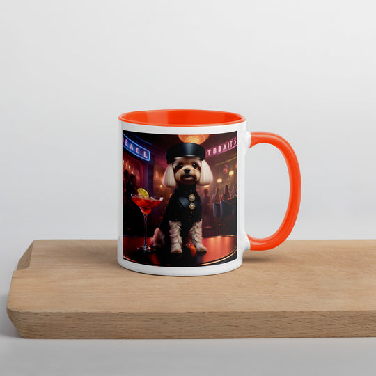 Cavapoo General- Mug with Color Inside v27