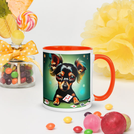 Chiweenie General- Mug with Color Inside v3