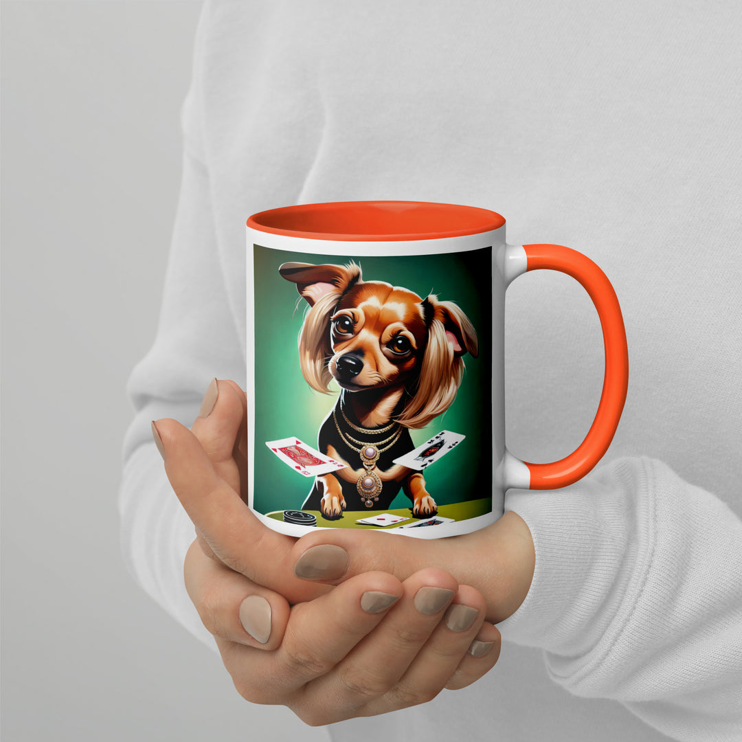 Chiweenie General- Mug with Color Inside v10