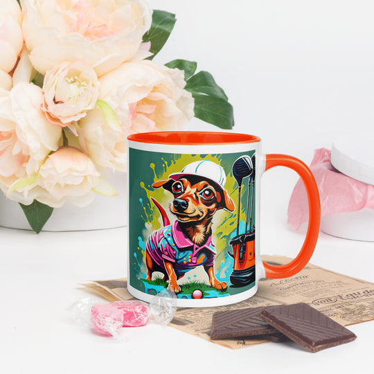 Chiweenie General- Mug with Color Inside v12