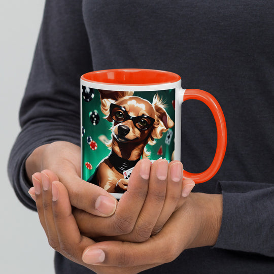 Chiweenie General- Mug with Color Inside v15