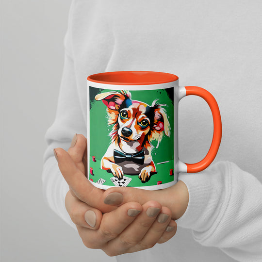 Chiweenie General- Mug with Color Inside v17