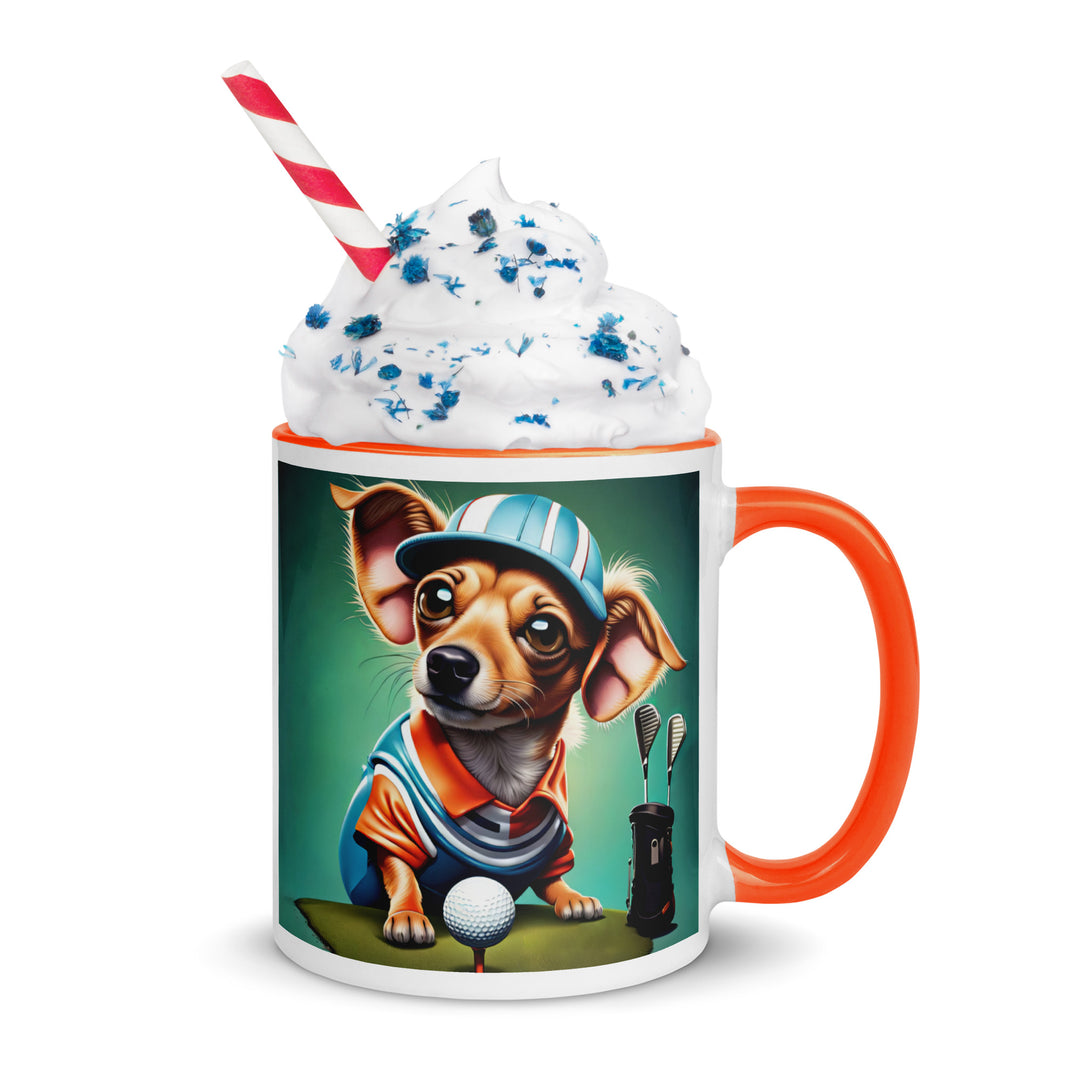 Chiweenie General- Mug with Color Inside v18