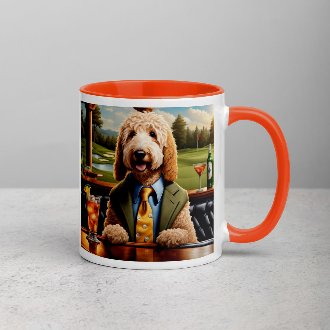 Goldendoodle- Mug with Color Inside v4