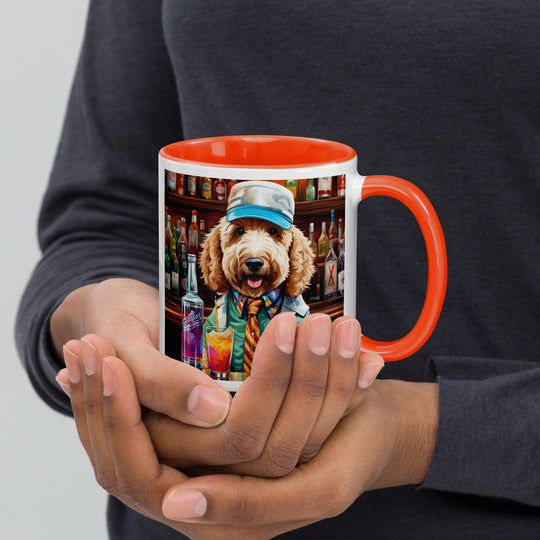 Goldendoodle- Mug with Color Inside v8