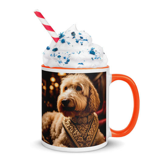 Goldendoodle- Mug with Color Inside v13