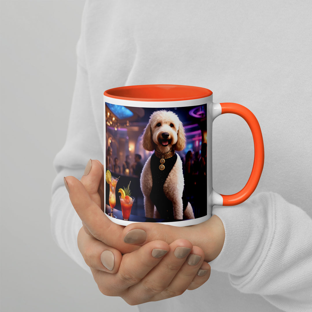 Goldendoodle- Mug with Color Inside v14