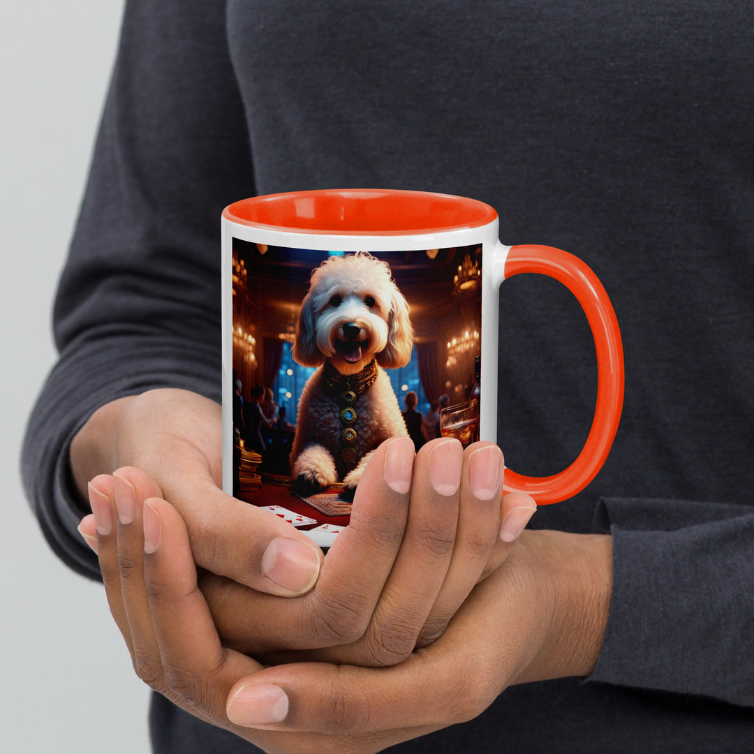 Goldendoodle- Mug with Color Inside v16