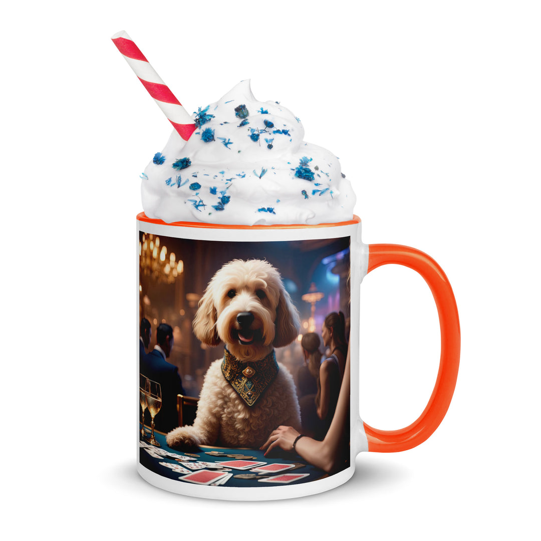 Goldendoodle- Mug with Color Inside v17