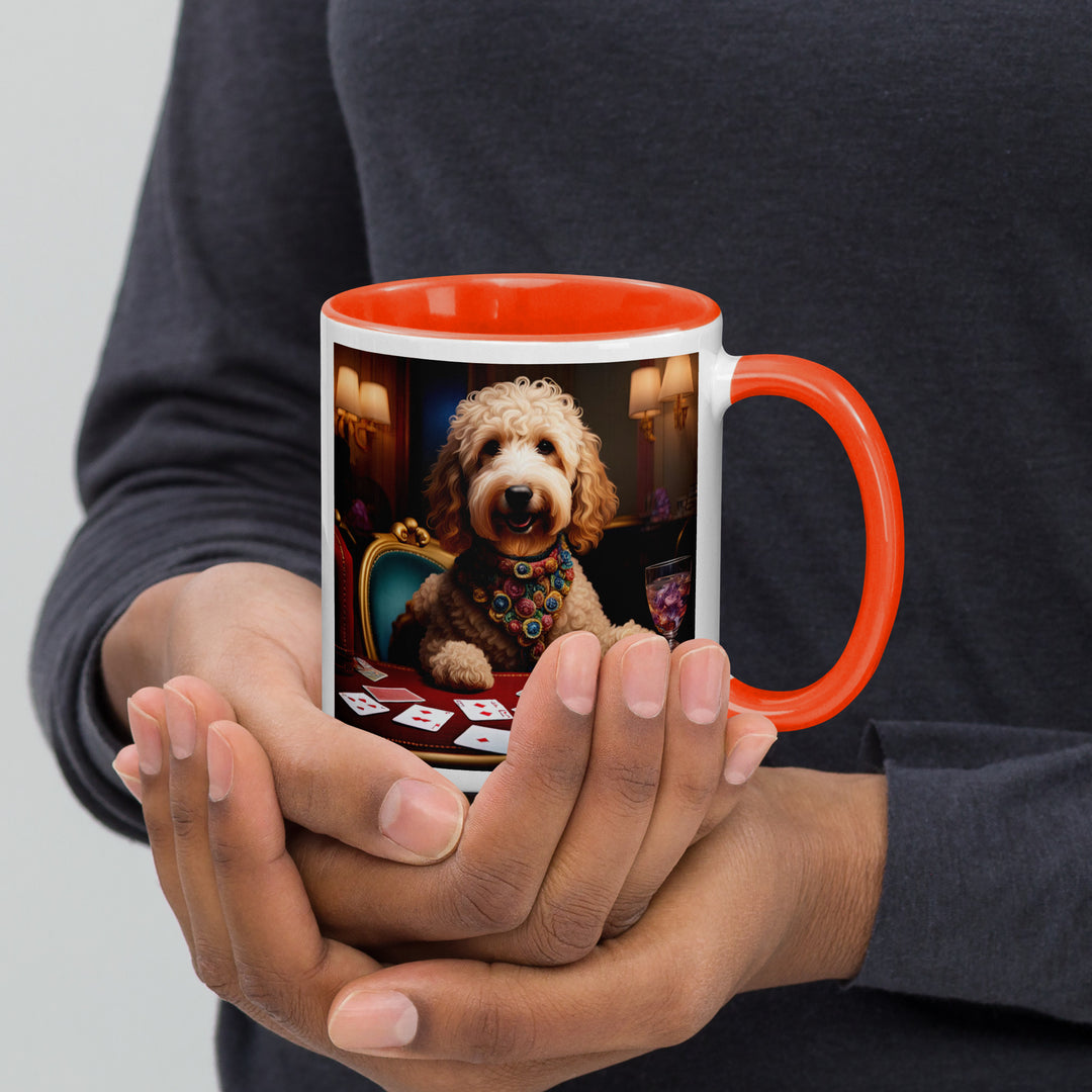 Goldendoodle- Mug with Color Inside v21