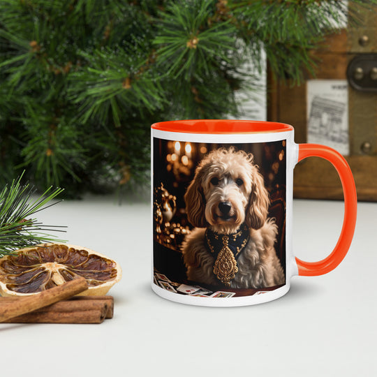 Goldendoodle- Mug with Color Inside v23