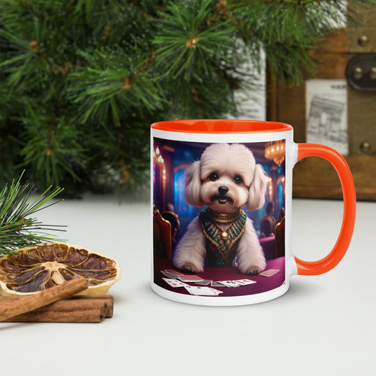 Maltipoo General- Mug with Color Inside v13