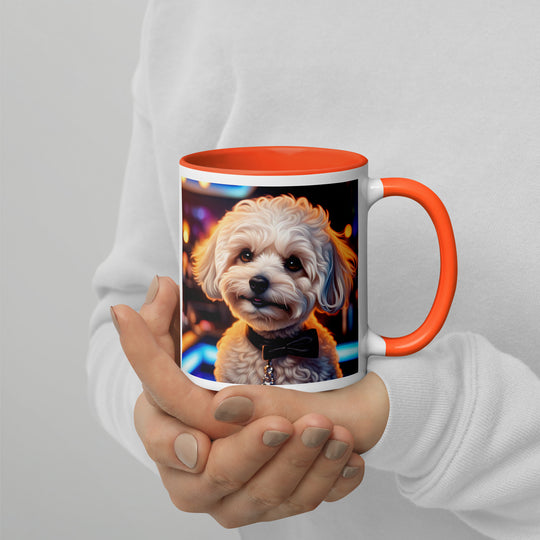 Maltipoo General- Mug with Color Inside v14