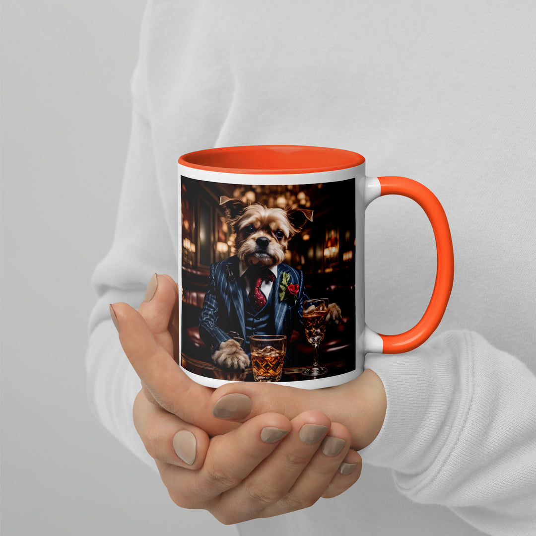 Pekapoo General- Mug with Color Inside v13