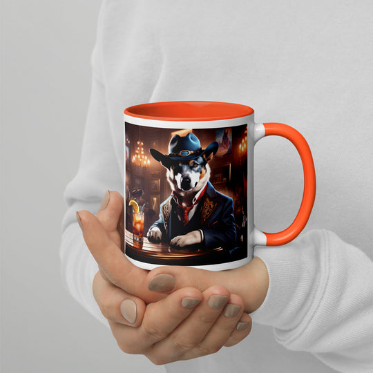 Texas Heeler General- Mug with Color Inside v3