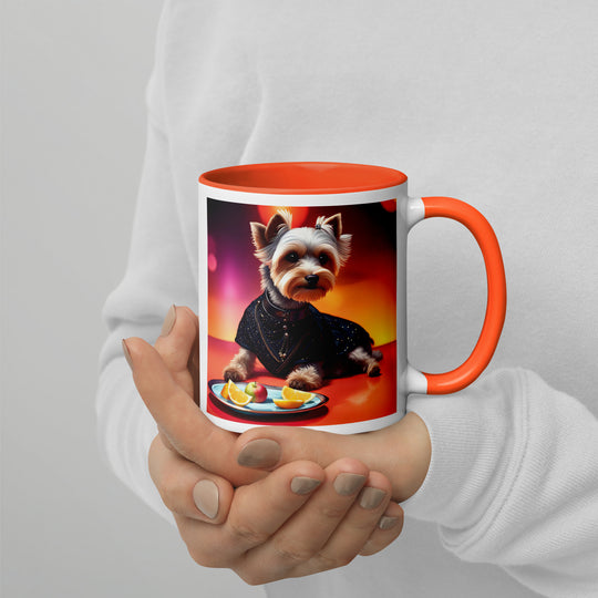 Yorkipoo General- Mug with Color Inside v4