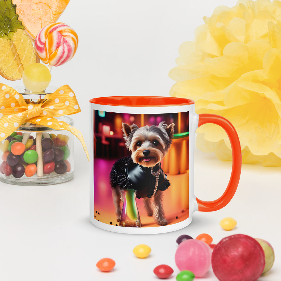 Yorkipoo General- Mug with Color Inside v5