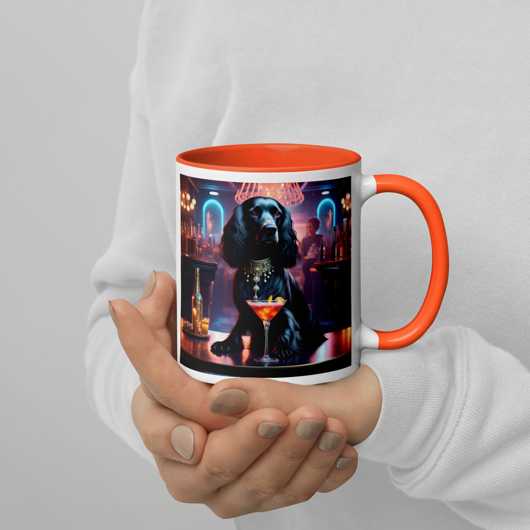 Sprocker Spaniel General- Mug with Color Inside v8