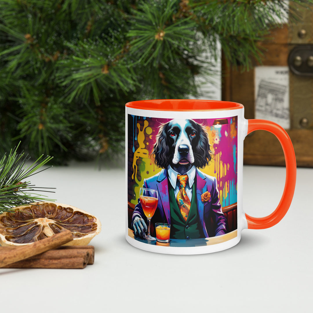 Sprocker Spaniel General- Mug with Color Inside v13