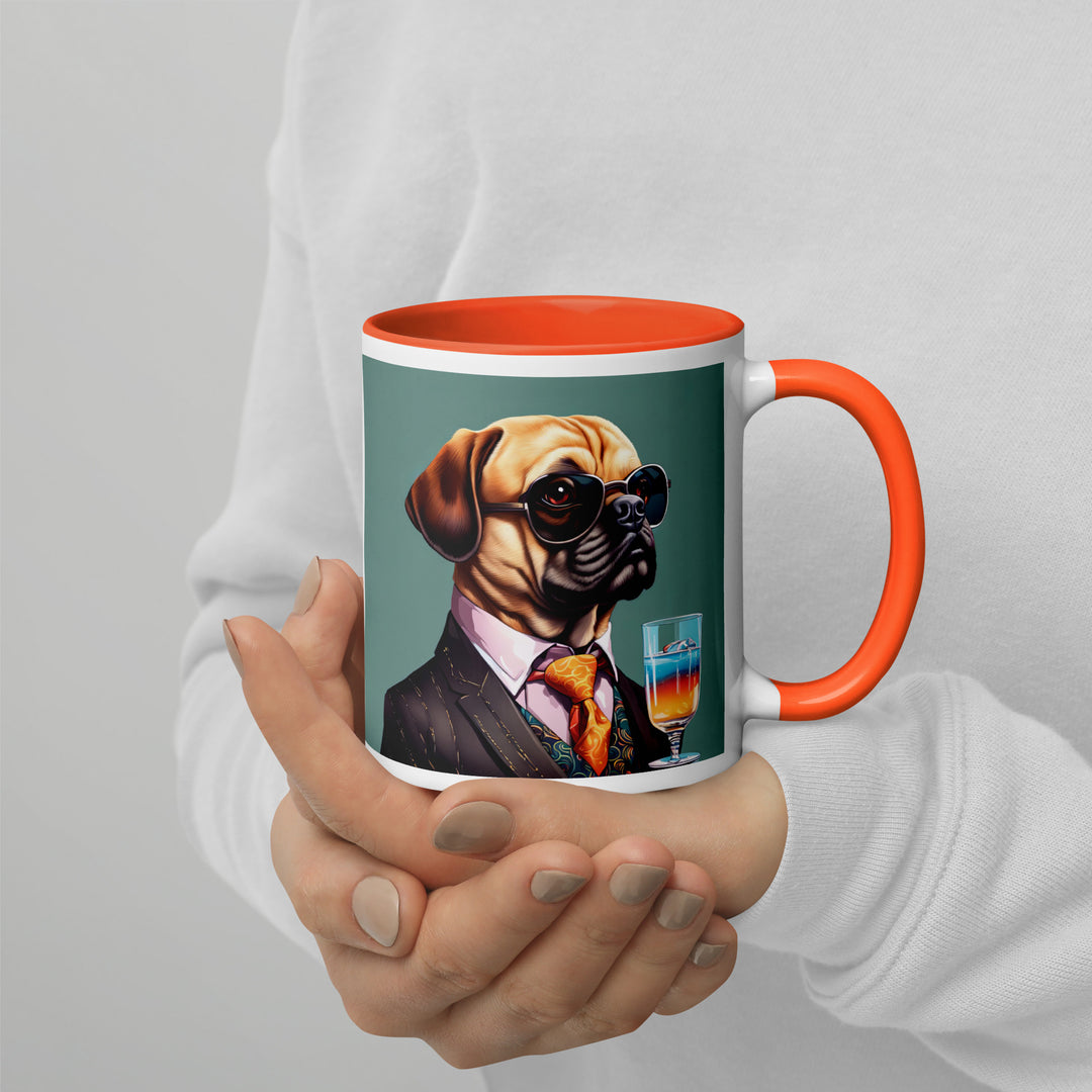 Puggle General- Mug with Color Inside