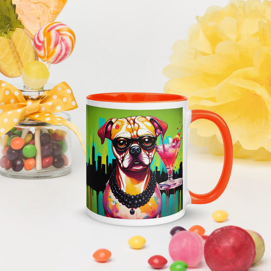 Puggle General- Mug with Color Inside v4