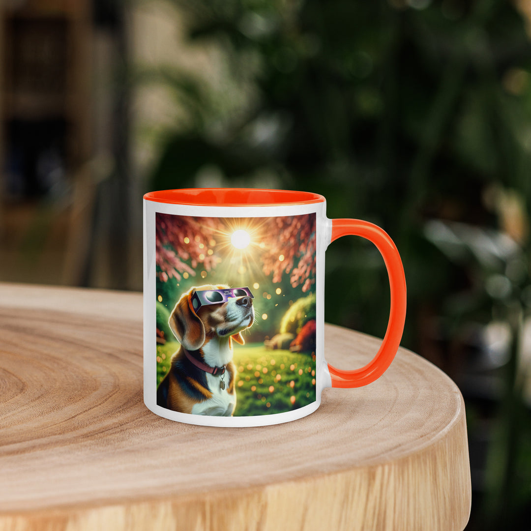 Beagle Eclipse- Mug with Color Inside