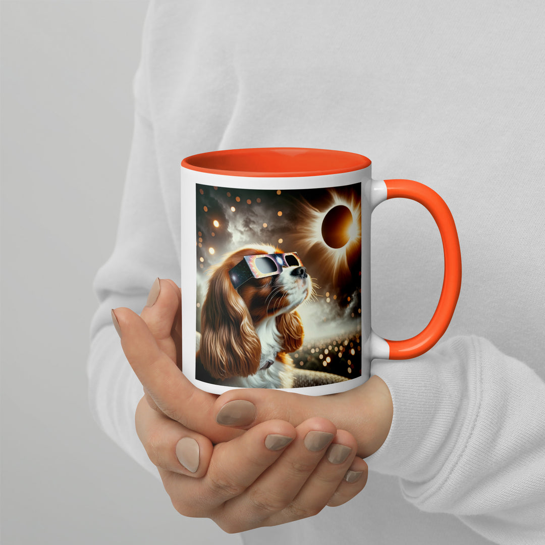 Cavalier King Charles Spaniel Eclipse- Mug with Color Inside v2