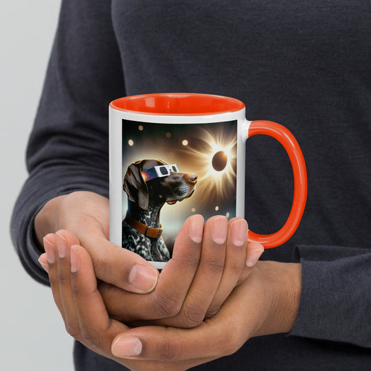 German Shorthaired Pointer Eclipse- Mug with Color Inside