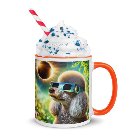 Poodle Eclipse- Mug with Color Inside