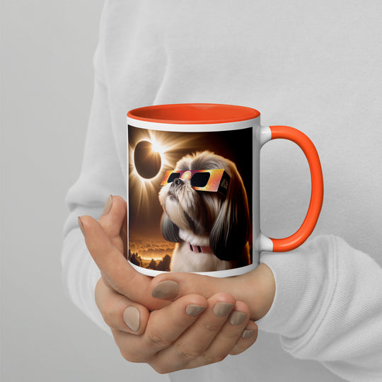 Shih Tzu Eclipse- Mug with Color Inside v2