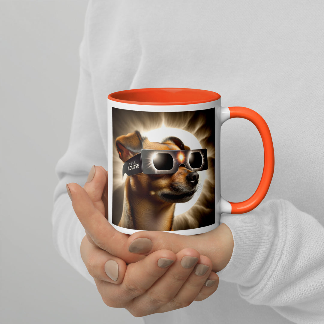 Chiweenie Eclipse- Mug with Color Inside v2