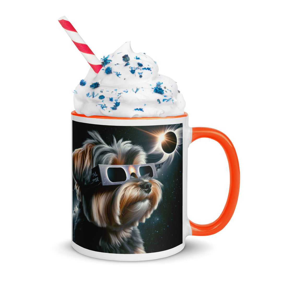 Morkie Eclipse- Mug with Color Inside v2