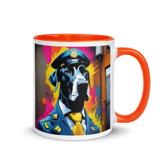 Great Dane- Mug with Color Inside v5