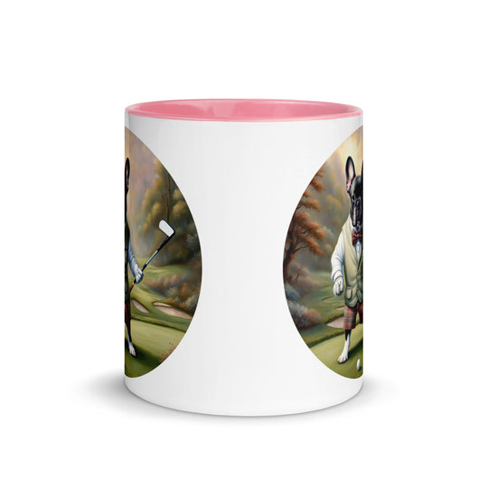 Mug with Color Inside-French Bulldog V3