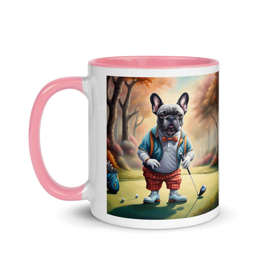 Mug with Color Inside-French Bulldog