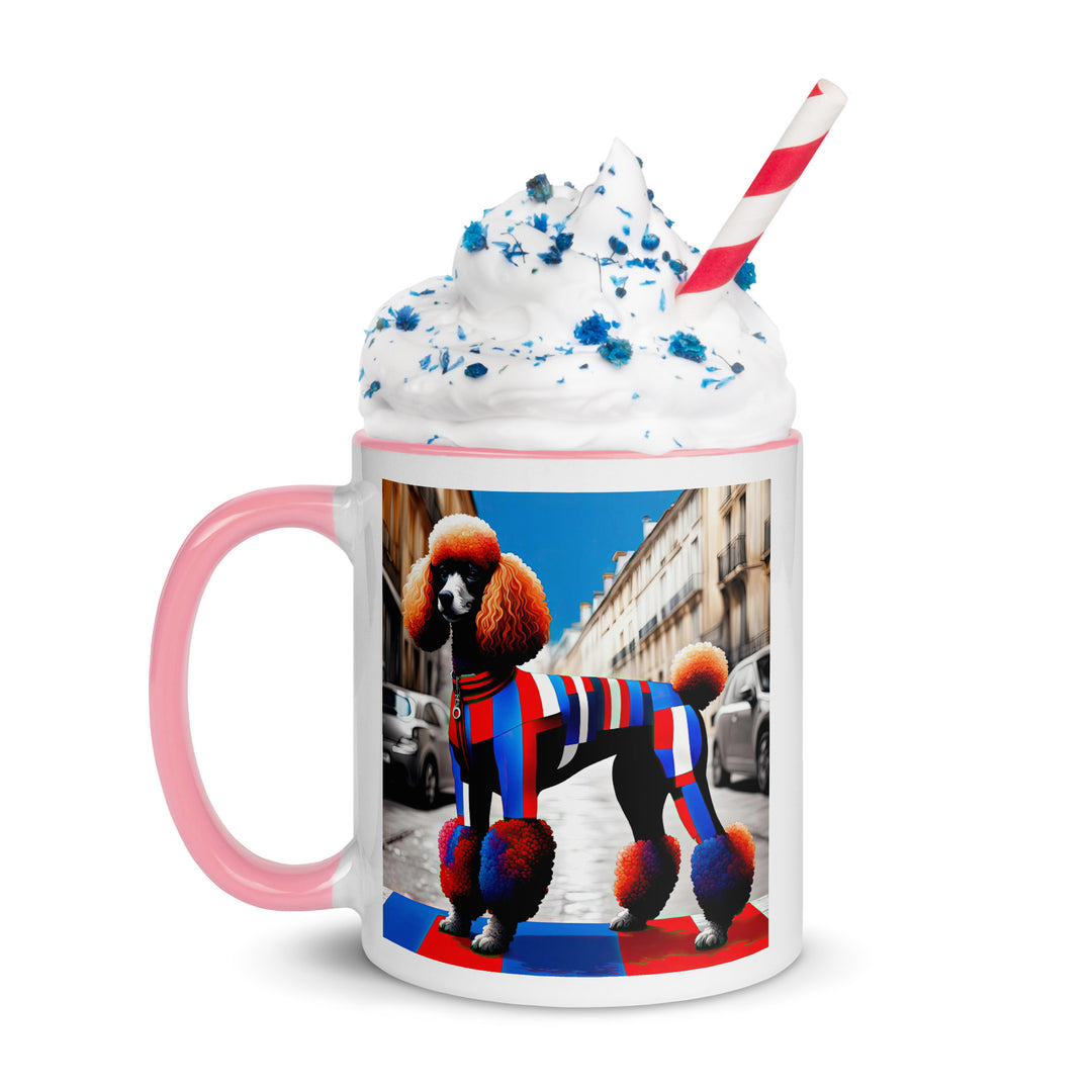 Poodle- Mug with Color Inside