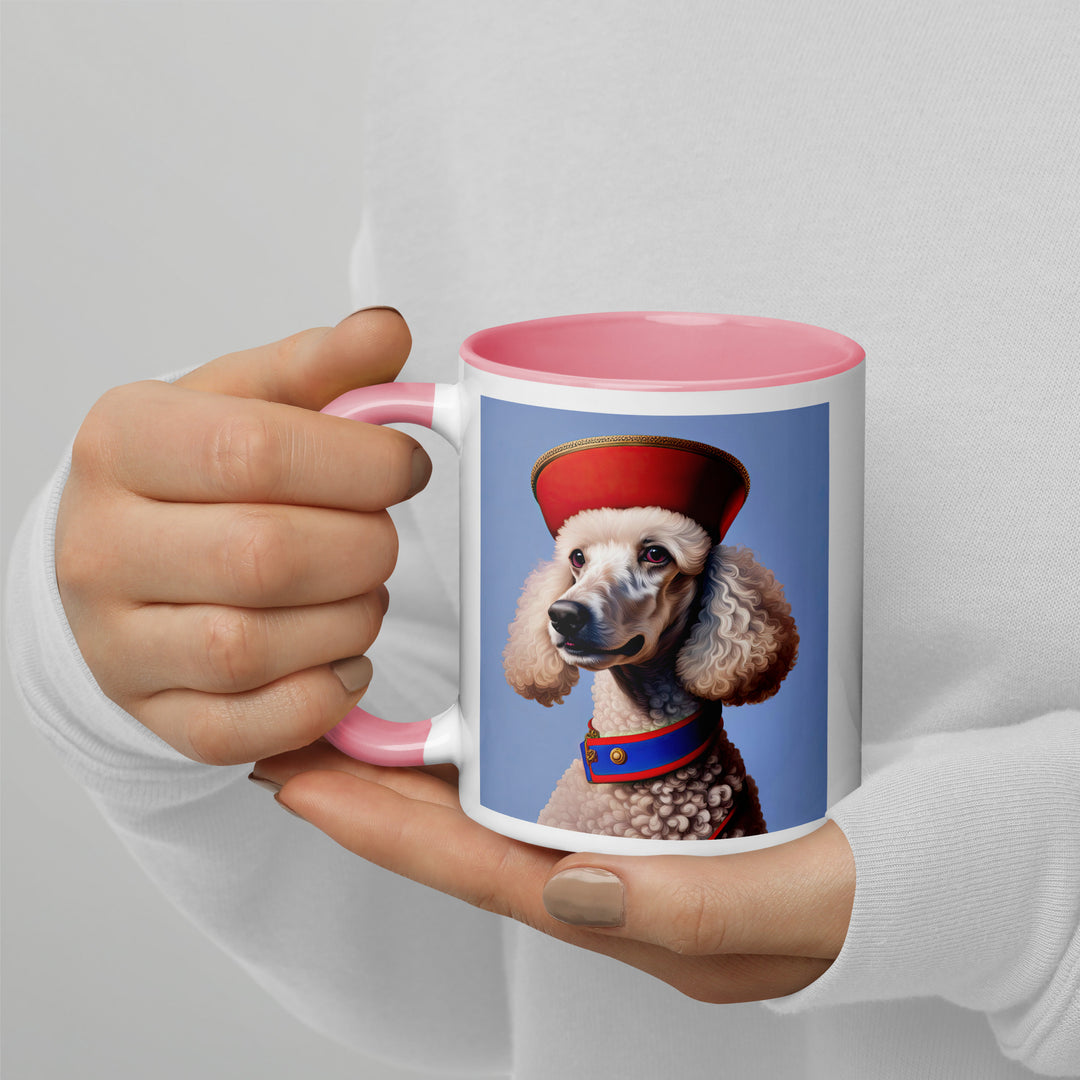 Poodle- Mug with Color Inside v3